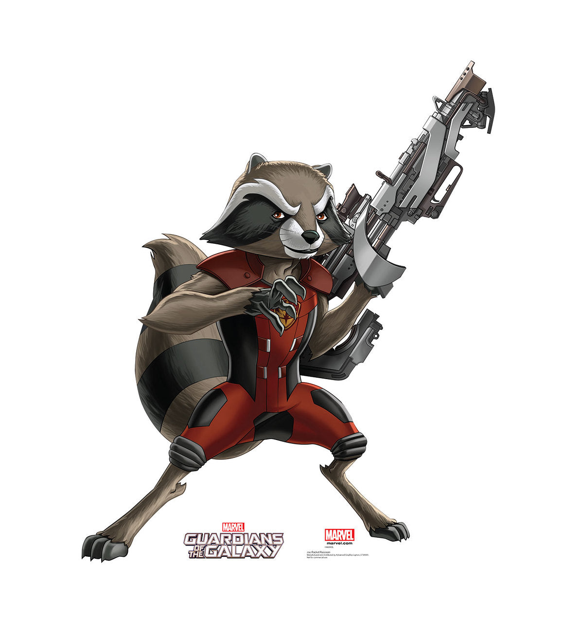 Life-size Rocket Raccoon Cardboard Cutout