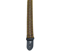 Thumbnail for Yellow / Brown Retro Hootenanny Poly Guitar Strap