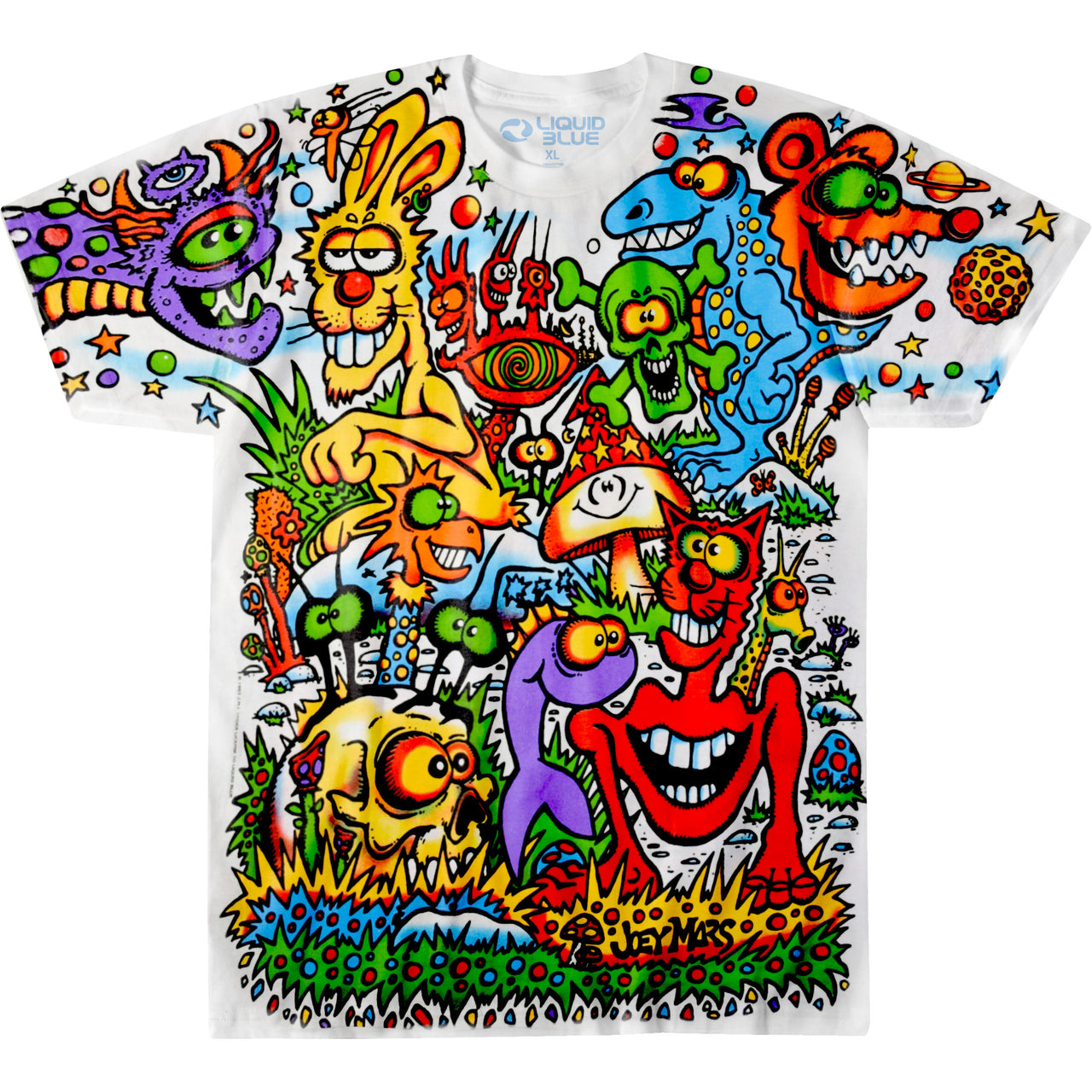 Zidzoii Joey Mars White T-Shirt