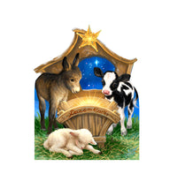 Thumbnail for Life-size Born in a Manger Dona Gelsinger Cardboard Cutout