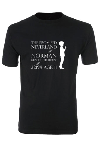 THE PROMISED NEVERLAND - MORMAN WHITE SKETCH MEN T-SHIRT