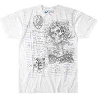 Thumbnail for GD Sketch White Athletic T-Shirt