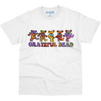 Thumbnail for Tie-Dye Bears White T-Shirt