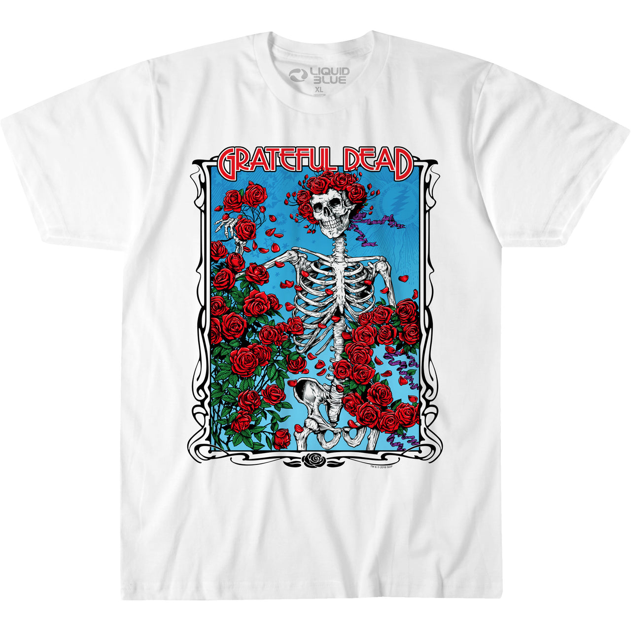 Bertha Wheel & Roses White Athletic T-Shirt