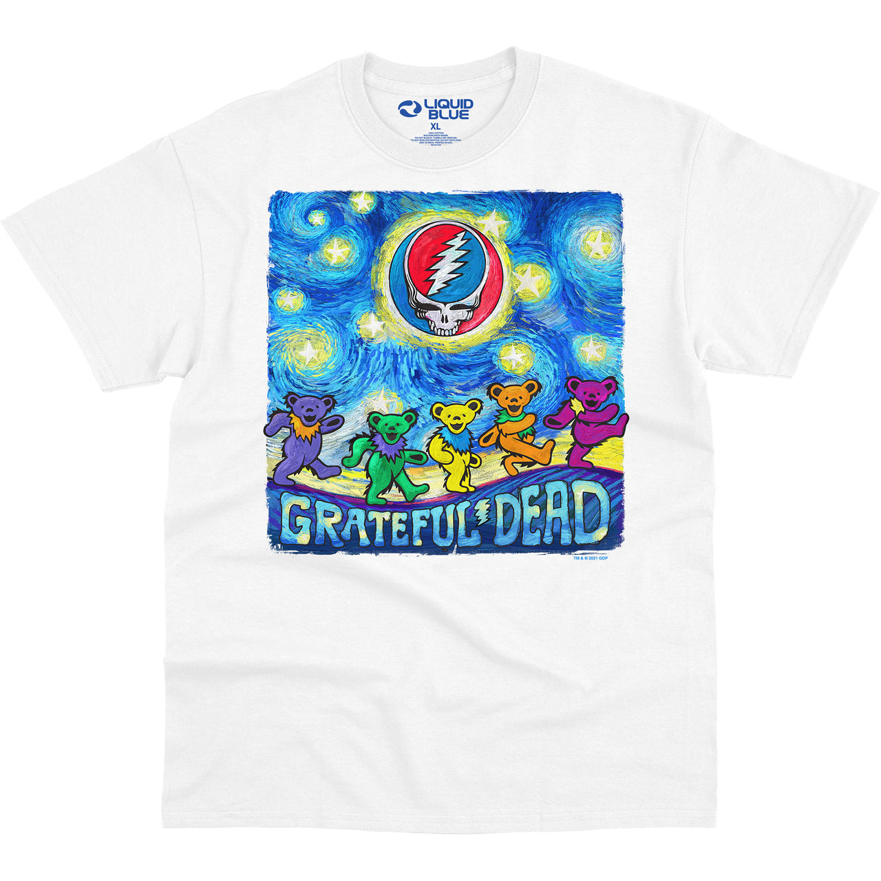 Starry Bears White T-Shirt