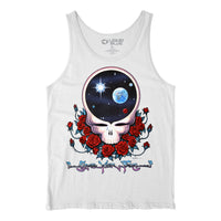 Thumbnail for Space Your Face White Tank Top T-Shirt