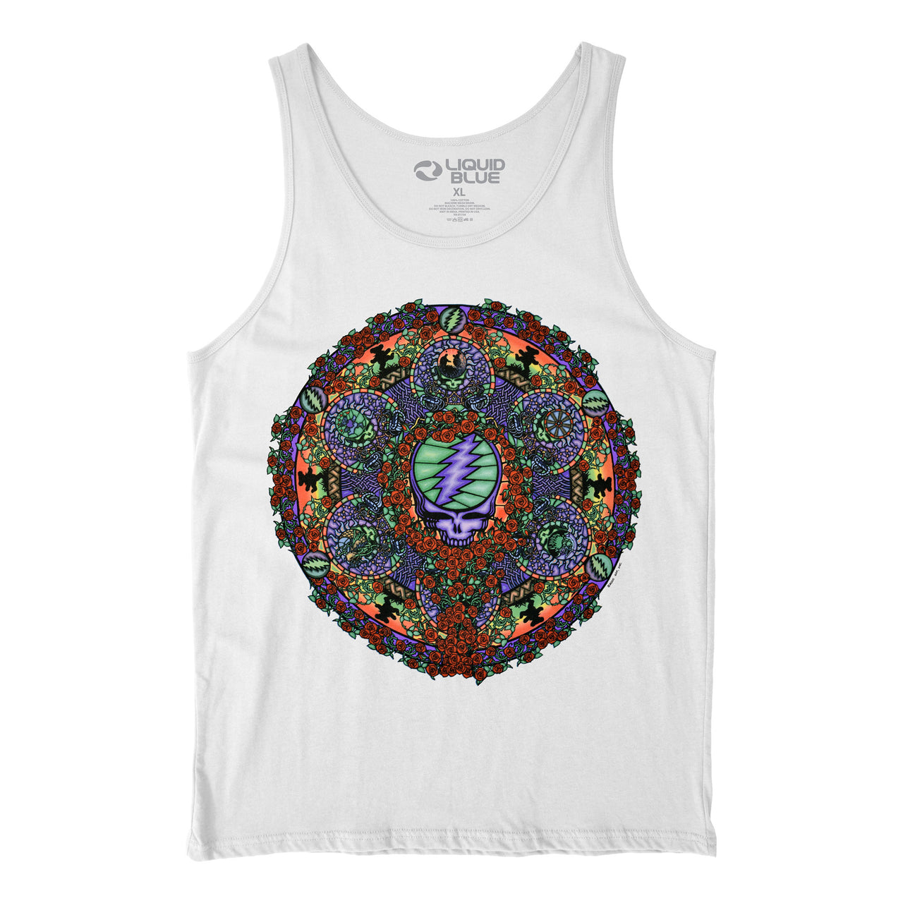 Celtic Mandala White Tank Top T-Shirt