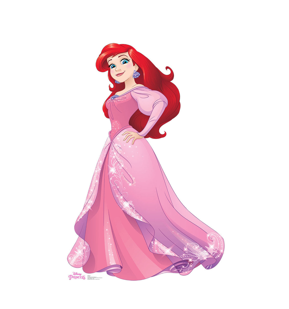Life-size Ariel Friendship Adventures Cardboard Cutout