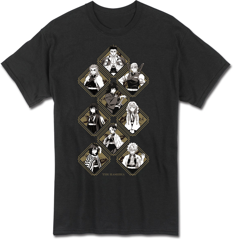 DEMON SLAYER - PILLARS ICON GROUP MEN'S T-SHIRT