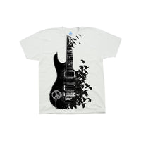 Thumbnail for Crow Guitar White T-Shirt