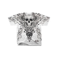 Thumbnail for Spade Skull White Athletic T-Shirt