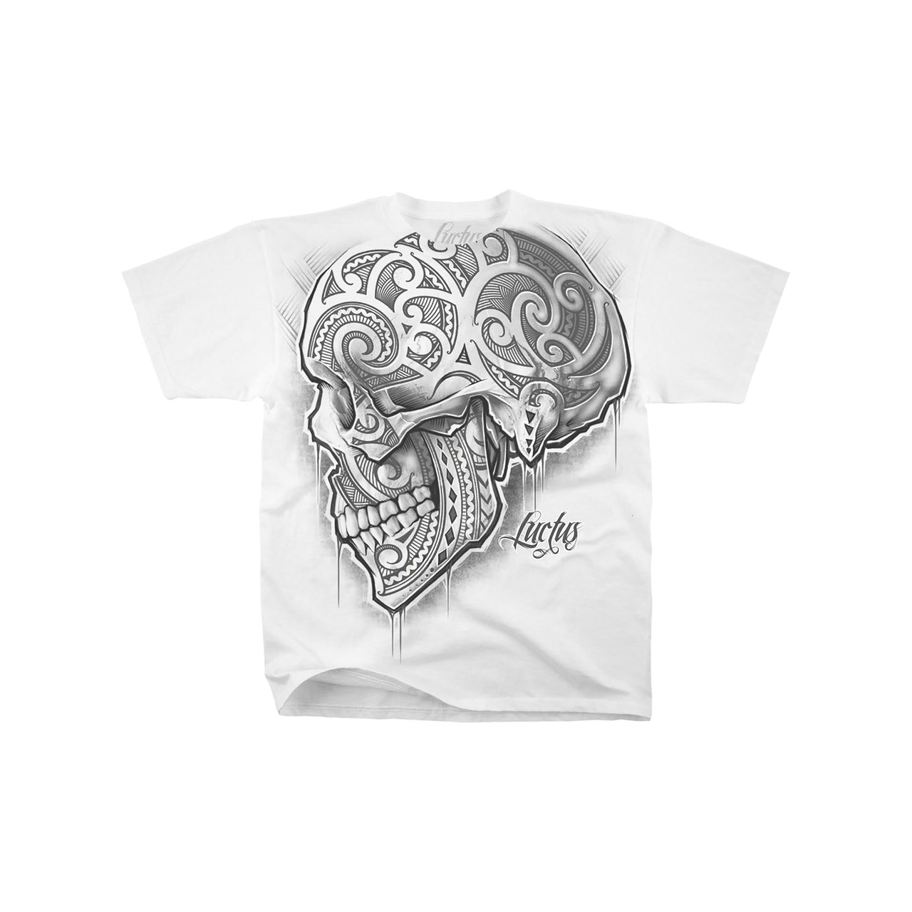 Skull De Luctus White T-Shirt