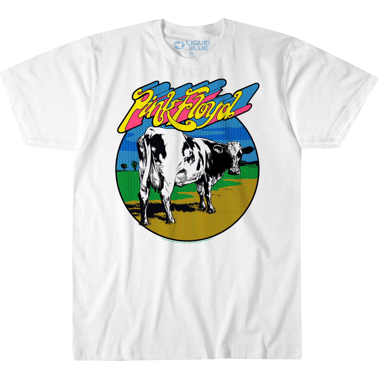Distant Bells White Athletic T-Shirt
