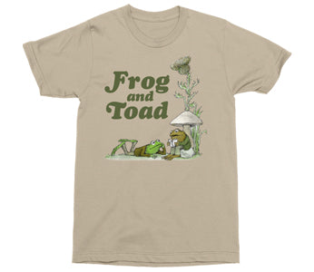 FROG AND TOAD UNDER MUSHROOM T-SHIRT- 3 PC PPK ($10.00 EACH)