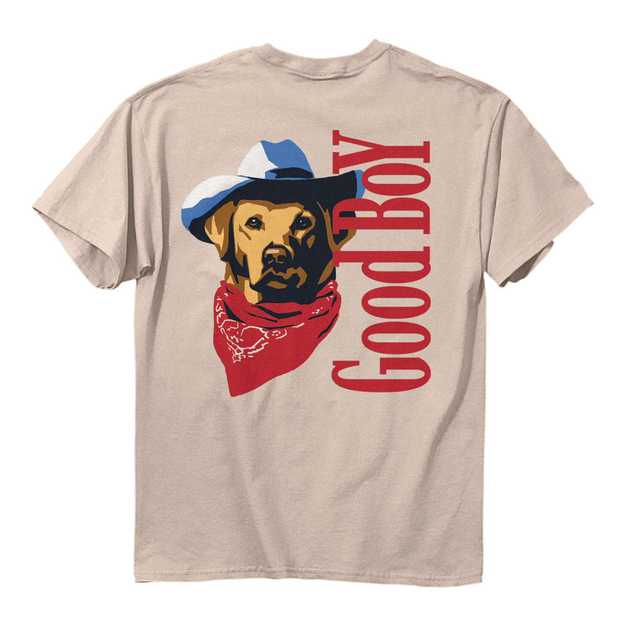 Good Boy Cowboy Small Chest Hit / Large Back Print