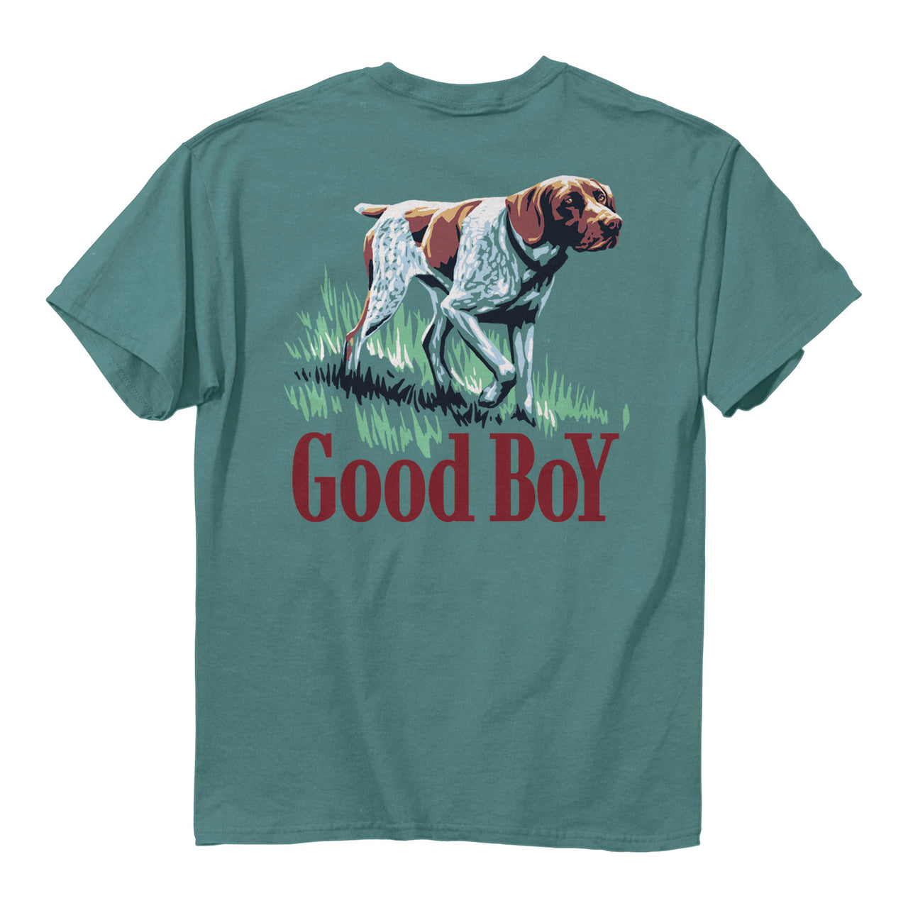 Good Boy To the Point Small Chest Hit / Large Back Print