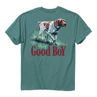 Thumbnail for Good Boy To the Point Small Chest Hit / Large Back Print