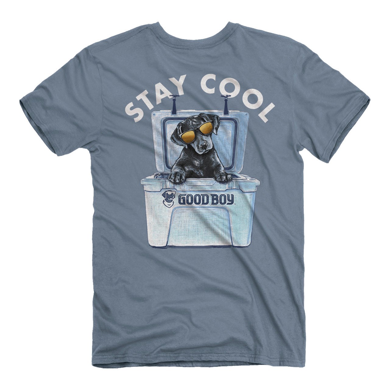 Good Boy Stay Cool Small Chest Hit / Large Back Print