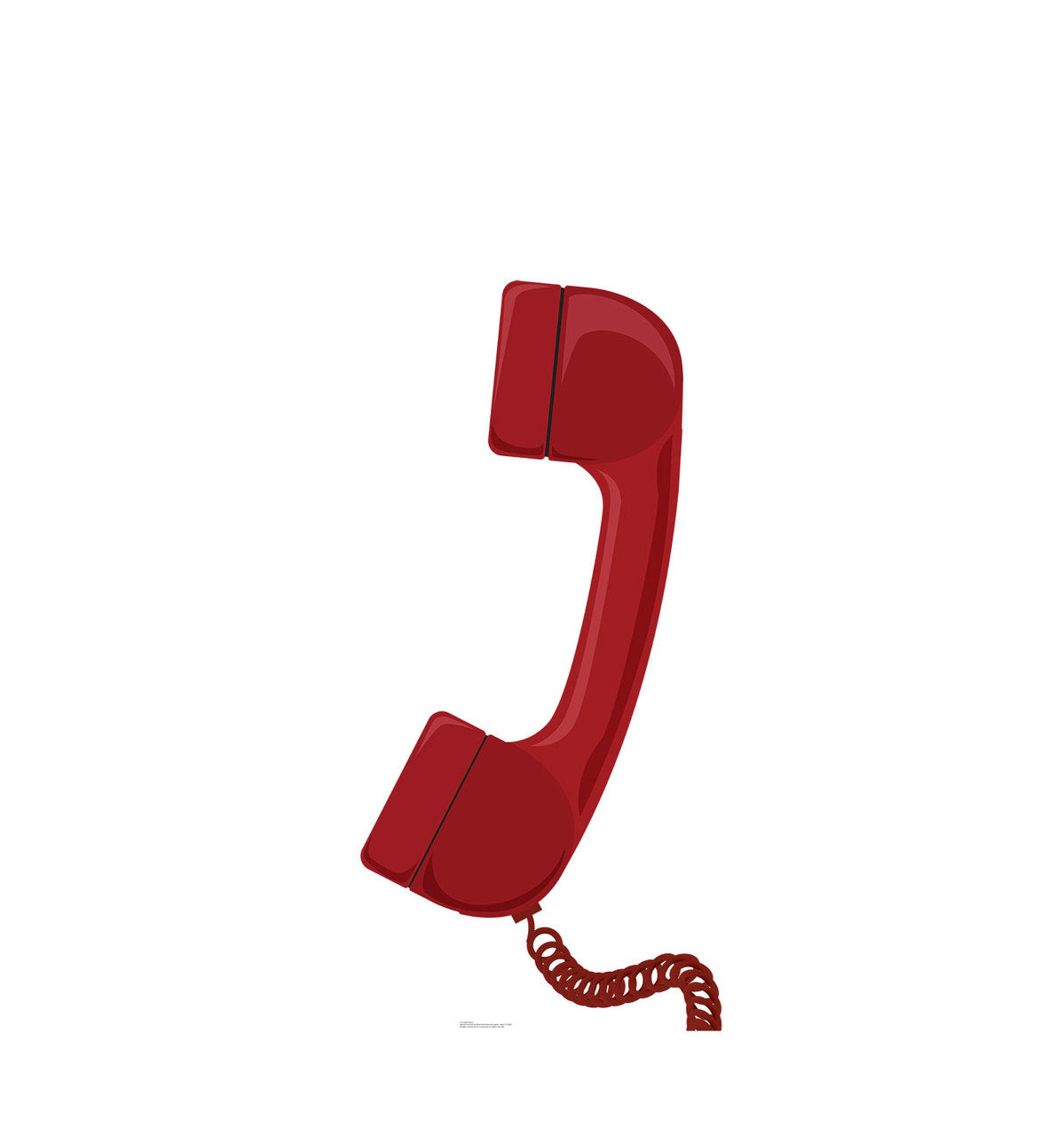 Life-size Giant Red Phone Cardboard Cutout