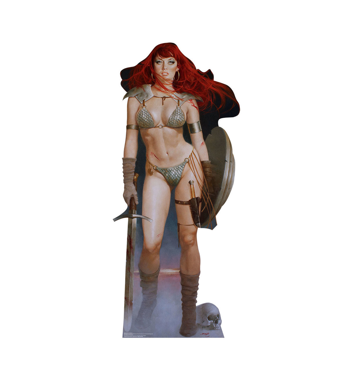 Life-size Red Sonja Red Dawn Cardboard Cutout