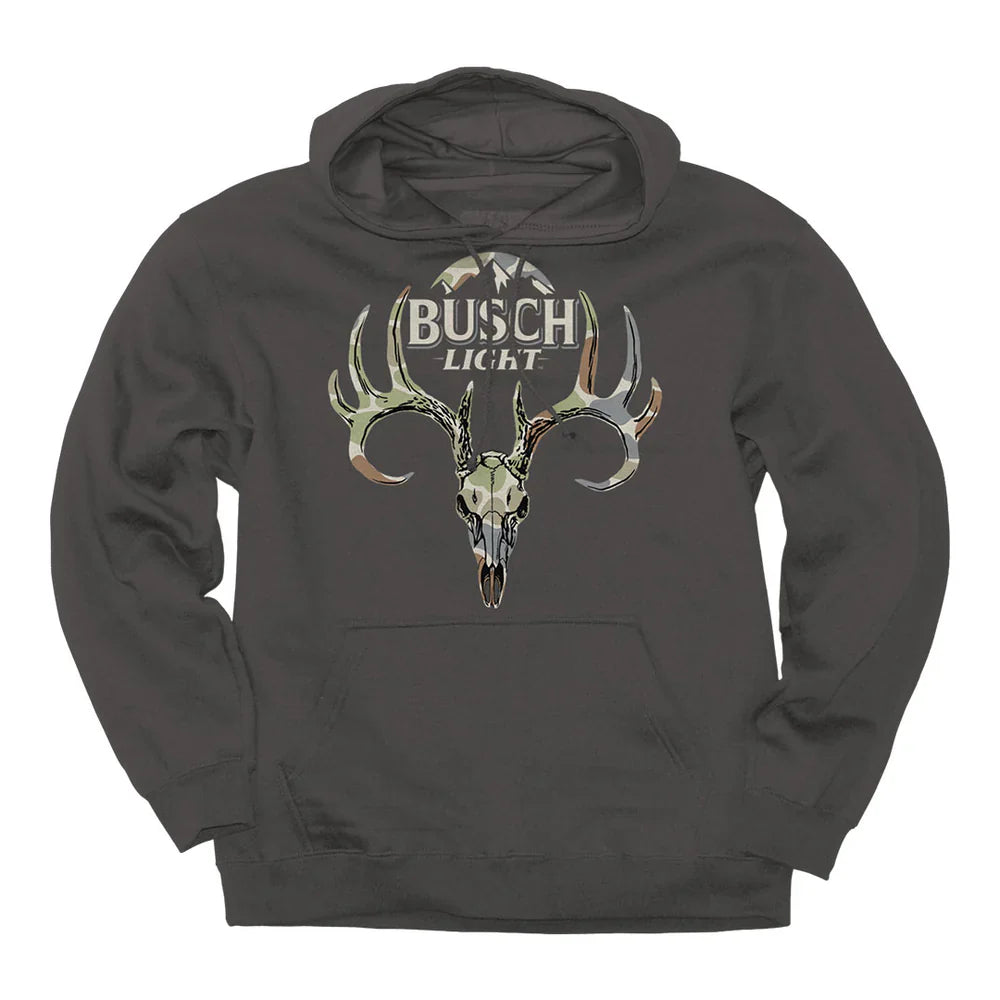 Busch Camo Deer Skull Hoodie