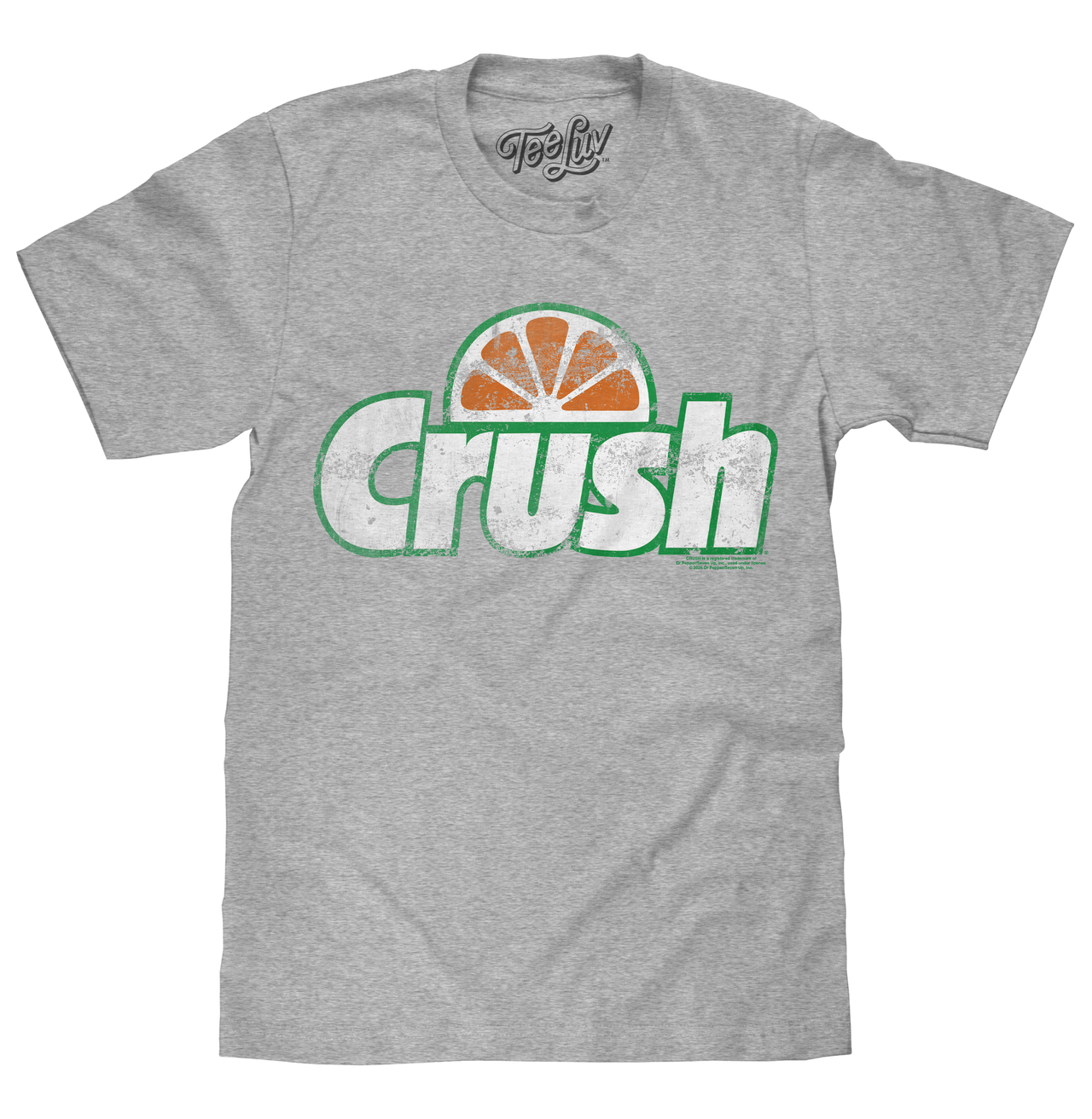 Orange Crush on Gray T-Shirt