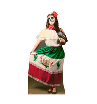 Thumbnail for Life-size Day of The Dead Woman Cardboard Cutout