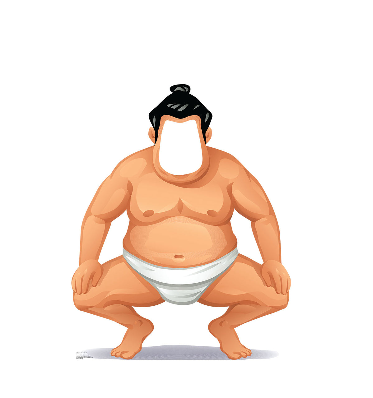 Sumo Wrestler Life-Size Stand-In Cardboard Cutout