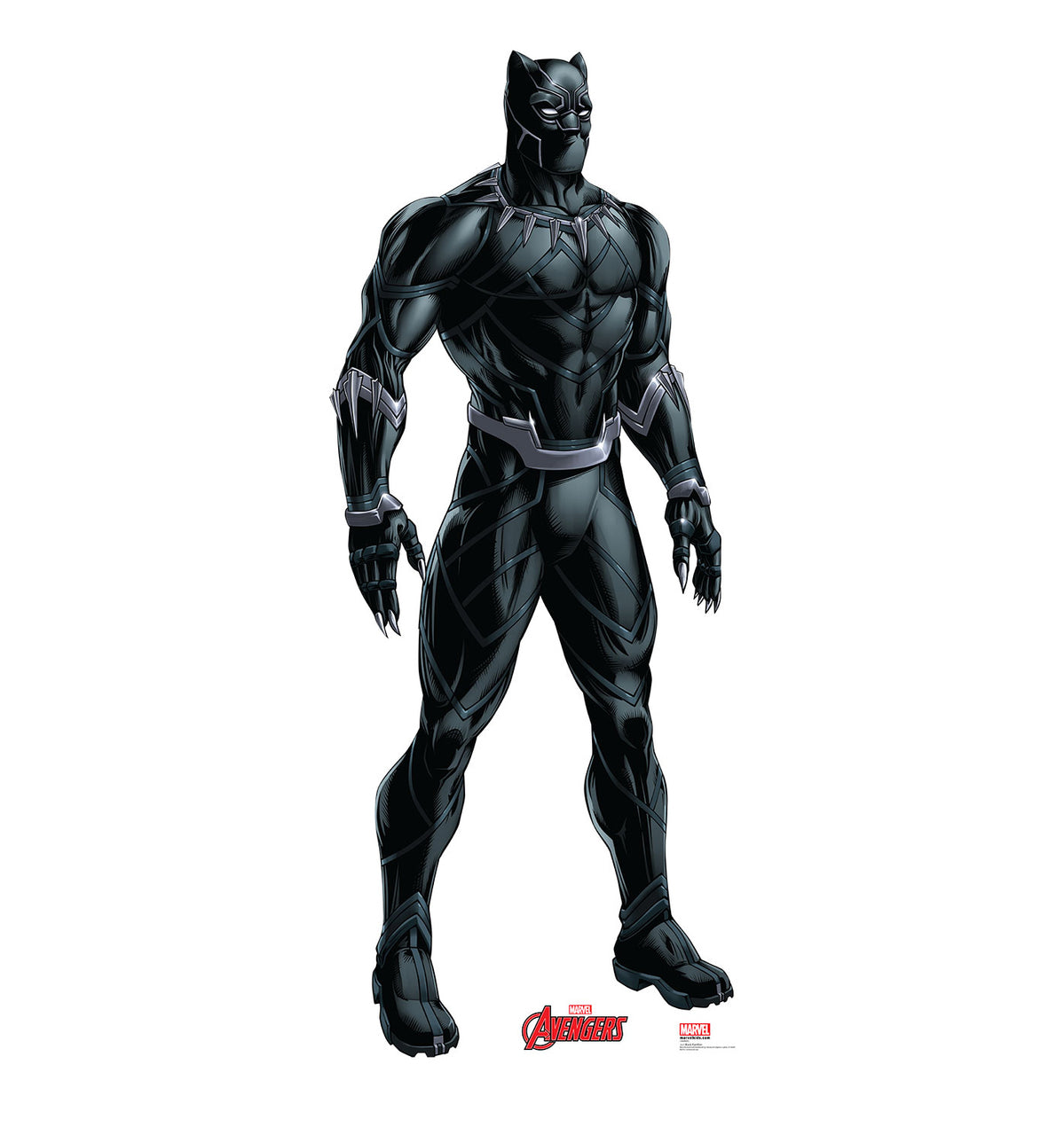 Life-size Black Panther Avengers Cardboard Cutout