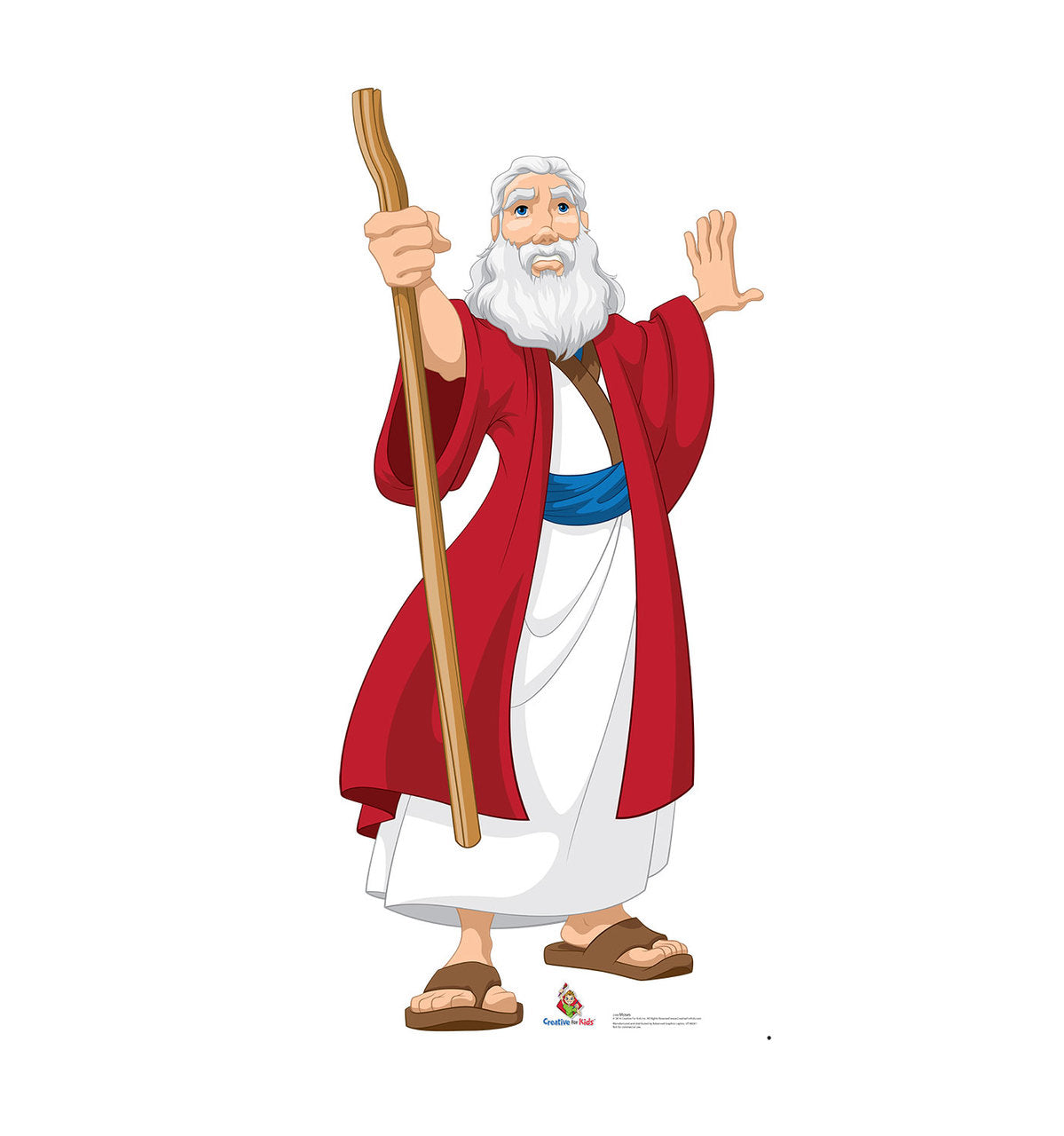 Life-size Moses Cardboard Cutout