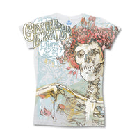 Thumbnail for Classic Bertha White Juniors Long Length T-Shirt