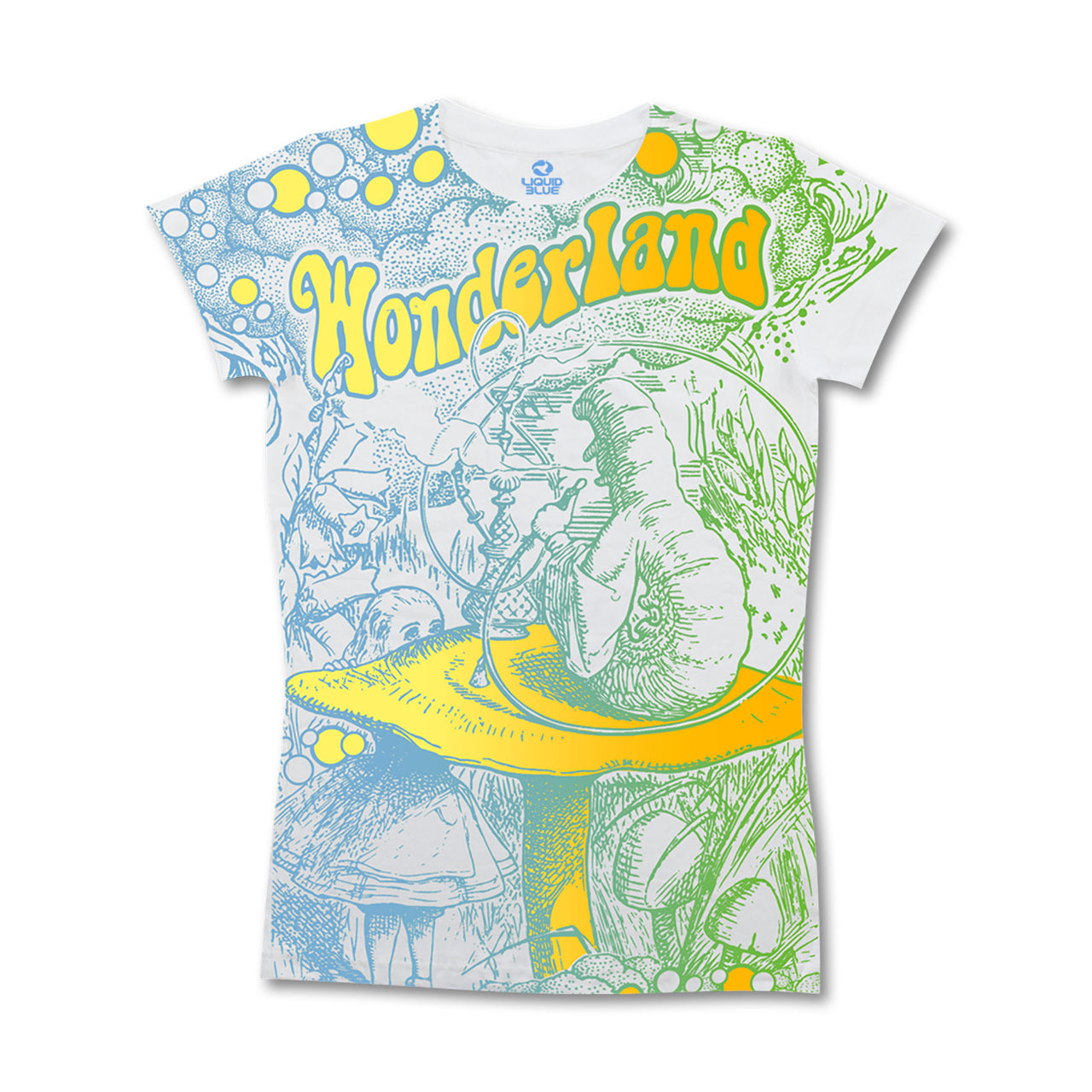 Go Ask Alice White Juniors Long Length T-Shirt