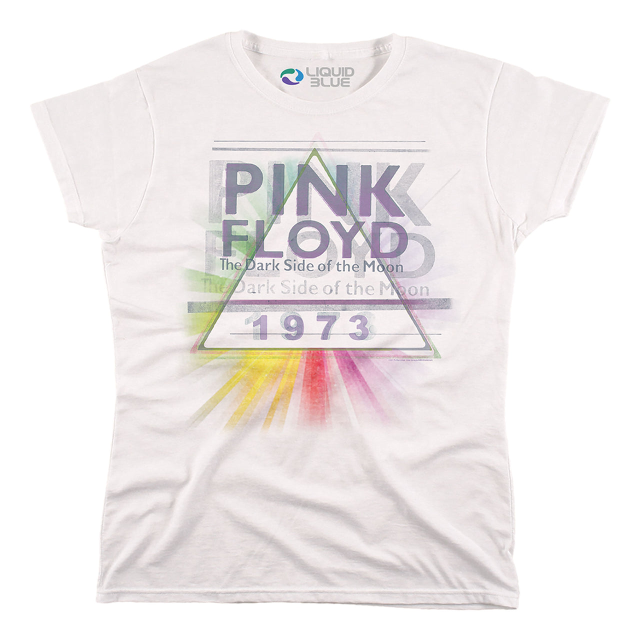 Dark Side Mist White Womens Long Length T-Shirt