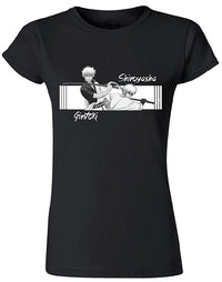 Thumbnail for GINTAMA S3- GINTOKI AND SHIROYASHA JRS SCREEN PRINT T-SHIRT