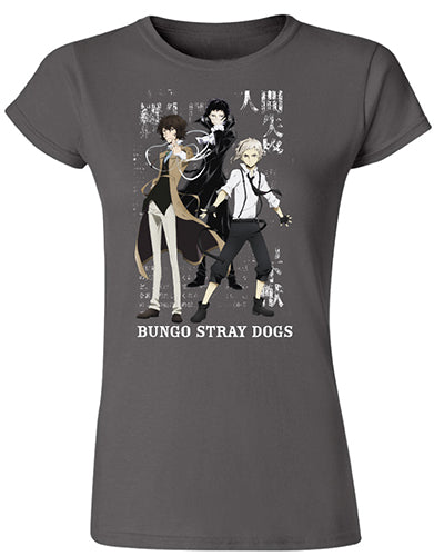 BUNGO STRAY DOGS PARTNERS S1 - GROUP JRS SCREEN PRINT T-SHIRT