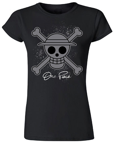ONE PIECE SKULL LOGO JRS. T-SHIRT  (DISC)