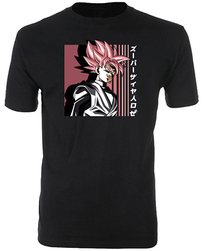 DRAGON BALL SUPER-SUPER SAIYAN ROSE SCREEN PRINT T-SHIRT