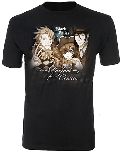 BLACK BUTLER BOOK OF CIRCUS - BOC GROUP MEN'S T-SHIRT