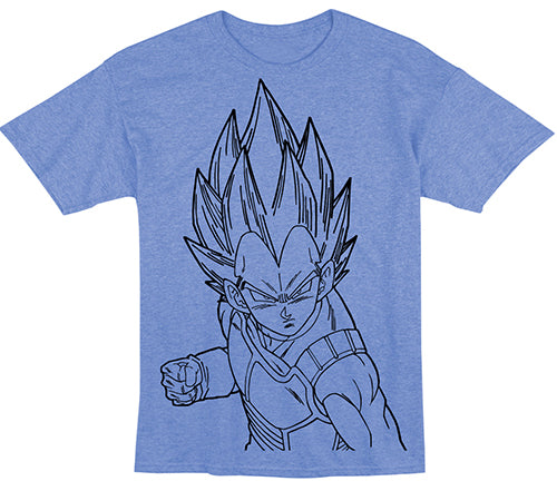 DRAGON BALL Z- VEGETA LINE ART T-SHIRT