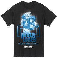 Thumbnail for NO GAME NO LIFE- NEVER LOSES MEN T-SHIRT