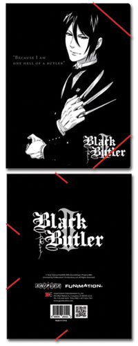 BLACK BUTLER 2 - SEBASTIAN ELASTIC BAND PP DOCUMENT FOLDER