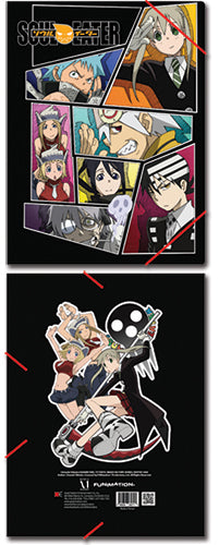 SOUL EATER GROUP ELASTIC BAND PP DOCUMENT FOLDER