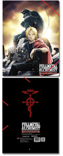 FULLMETAL ALCHEMIST BROTHERHOOD- GROUP ELASTIC BAND PP DOCUMENT FOLDER