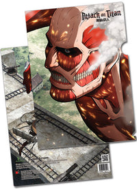Thumbnail for ATTACK ON TITAN - EREN VS COLOSSAL TITAN  FILE FOLDER  (5 PCS/PACK)