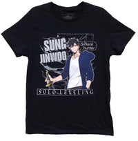 Thumbnail for SOLO LEVELING - SUNG JINWOO ATTACK STYLE BLACK MEN'S T-SHIRT