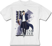 Thumbnail for SOLO LEVELING - SUNG JINWOO WITH TEXT WHITE MEN'S T-SHIRT
