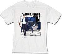 Thumbnail for SOLO LEVELING - SUNG JINWOO FIGHT VER. WHITE MEN'S T-SHIRT
