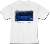 Thumbnail for SOLO LEVELING - STATUE OF GOD SCREENSHOT WHITE MEN'S T-SHIRT