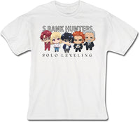 Thumbnail for SOLO LEVELING - S-RANK HUNTERS SD GROUP WHITE MEN'S T-SHIRT