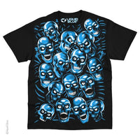 Thumbnail for Skull Pile Blue T-Shirt